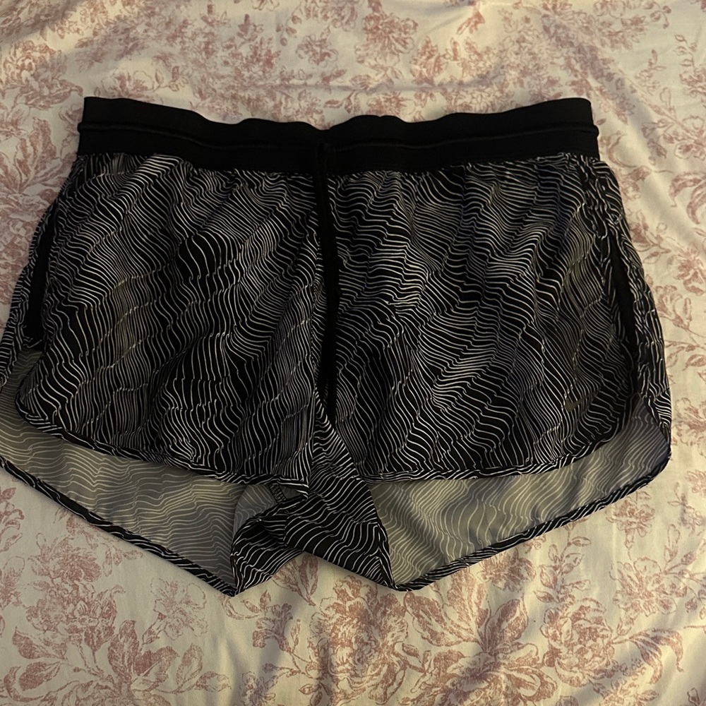 Nike Black and White Athletic Shorts